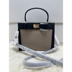 🔥🎁NWT! Kate Spade Mayfair Drive Mini Tullie Crossbody Handbag Almond/Black Msr